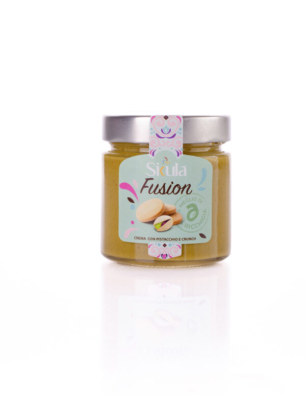 Crema Fusion con pistacchio e crunchy